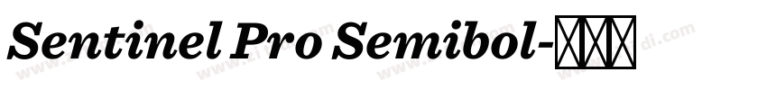 Sentinel Pro Semibol字体转换